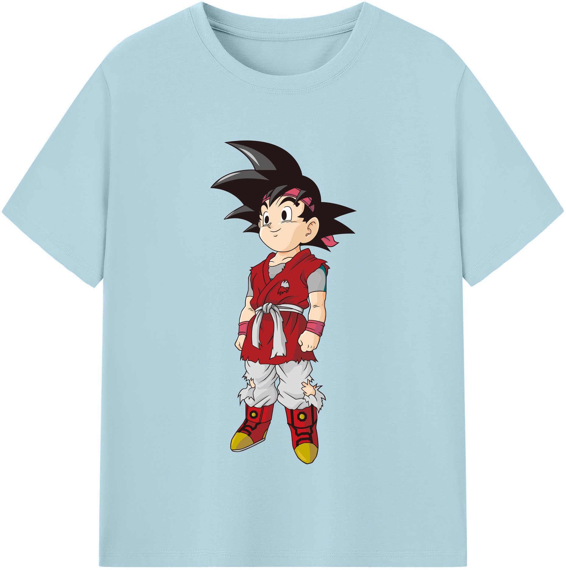 （画像用） ドラゴンボール 孫悟空（そん ごくう）Son Goku カカロット DRAGON BALL Kakarotto 綿100％半袖Tシャツ（フロントプリント）